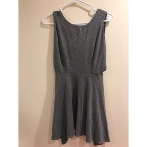 Grey halter dress